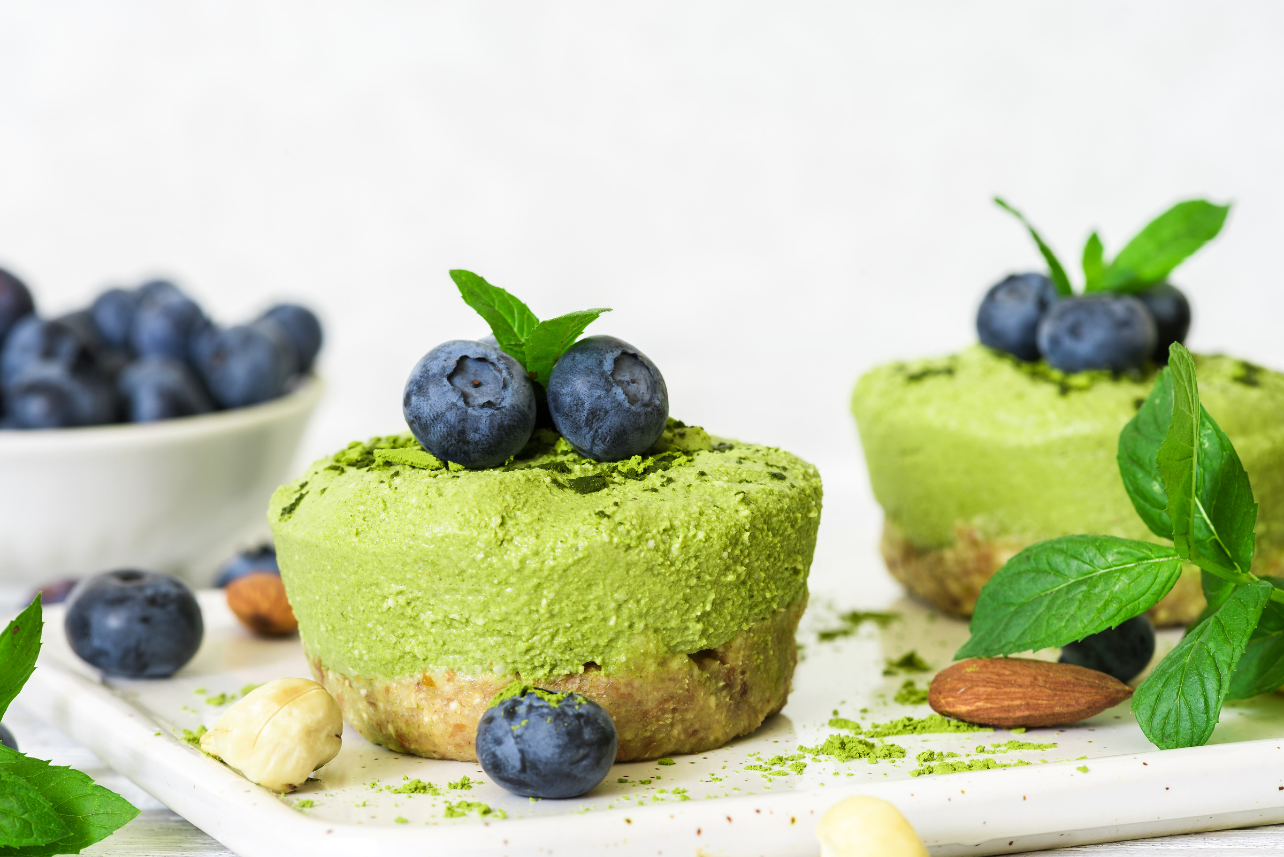 matcha chessecake pite