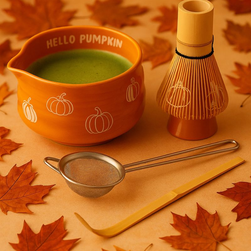 prednaroČilo matcha jesenski set oranŽen